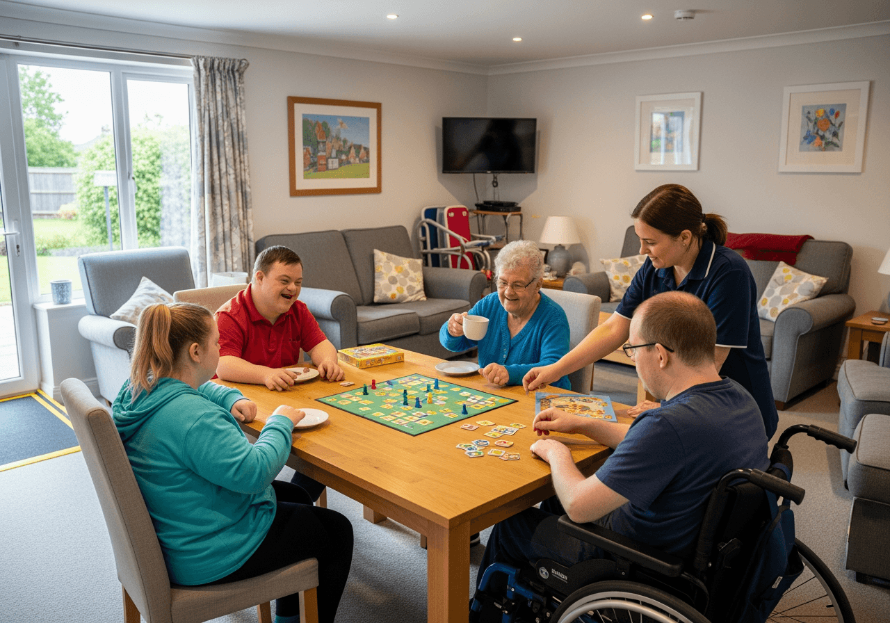 Group activity in a community setting